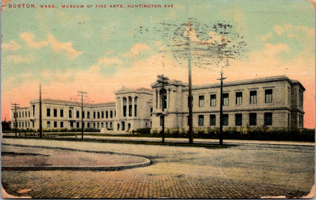 MA, BOSTON - Museum of Fine Arts - 1910 postcard - A05128