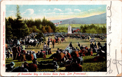 CA, SAN FRANCISCO - Golden Gate Park scene - 1909 R Behrendt postcard - A05173