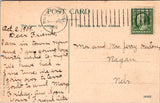 IL, RUSHVILLE - West Lafayette St - 1909 Doremus cancel postcard - A06191