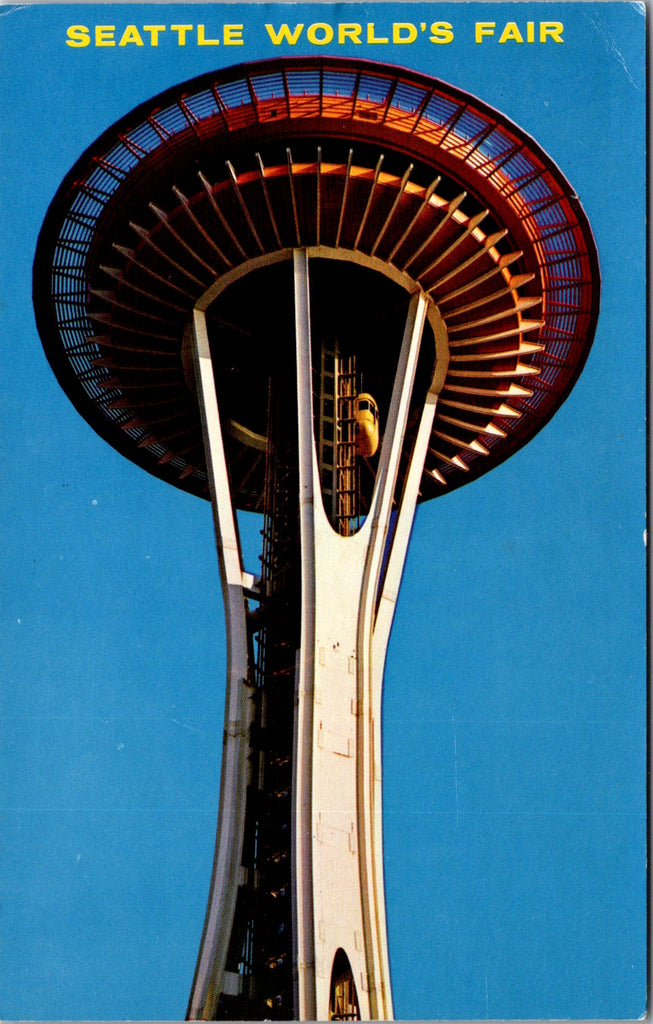 WA, SEATTLE - Worlds Fair - Eye of the Needle closeup postcard - A06800