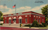 MI, Dowagiac - US Post Office - 1953 postcard - A06959