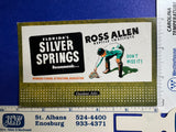 FL, Silver Springs - Ross Allen Reptile Institute advertising blotter - A07006