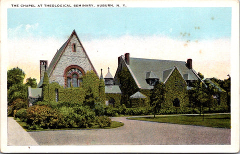 NY, AUBURN - Chapel at Theological Seminary vintage postcard - A07171