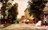 IL, MOLINE - Fifth Ave - Shallene Furniture sign on postcard - A07351