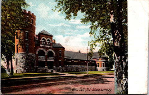 NY, GLEN FALLS - State Armory postcard - A07354
