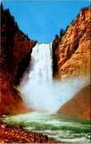 WY, YELLOWSTONE - Lower Falls close-up, Yellowstone Park postcard - A07363