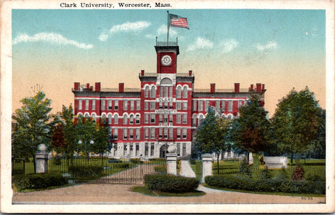 MA, WORCESTER - Clark University, Dr G Stanley Hall president (original SOLD) A09032