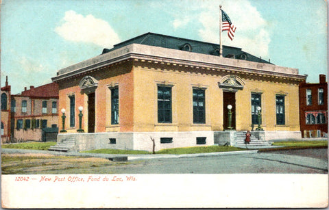WI, FOND du LAC - Post Office (New) postcard - A10090