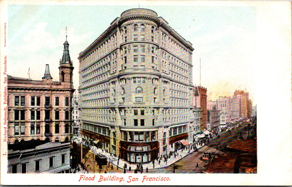 CA, SAN FRANCISCO - Flood Bldg - Richard Behrendt postcard - A10097