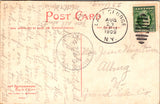NY, LAKE GEORGE - Island Harbor House, Hague view postcard - A12132