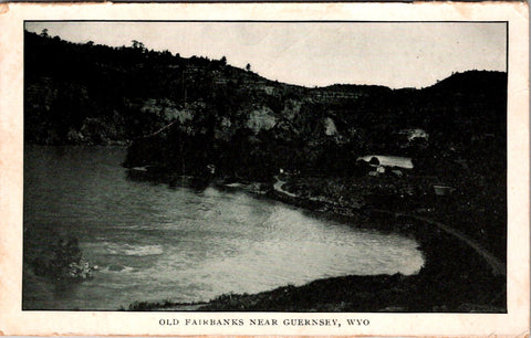 WY, GUERNSEY - Old Fairbanks near - 1908 postcard - A12158