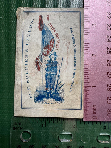 PA, Pittsburgh - SOLDIERS RETURN, Subsistence Committee booklet - A17114