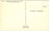 Military - US Air Force Jet #00555 on tail - vintage postcard - A17189