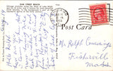 IL, CHICAGO - Oak Street Beach with people postcard - A17283