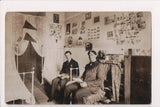 PA, KUTZTOWN - Bedroom, officers, antiques etc at KSNS? RPPC - A17365