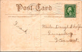 Valentine postcard - Hearts repaired Here - boy cupid blacksmith - A19126