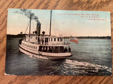 Ship Postcard - STANLEY - Gen D S Stanley, Fort Slocum, NY - A19239