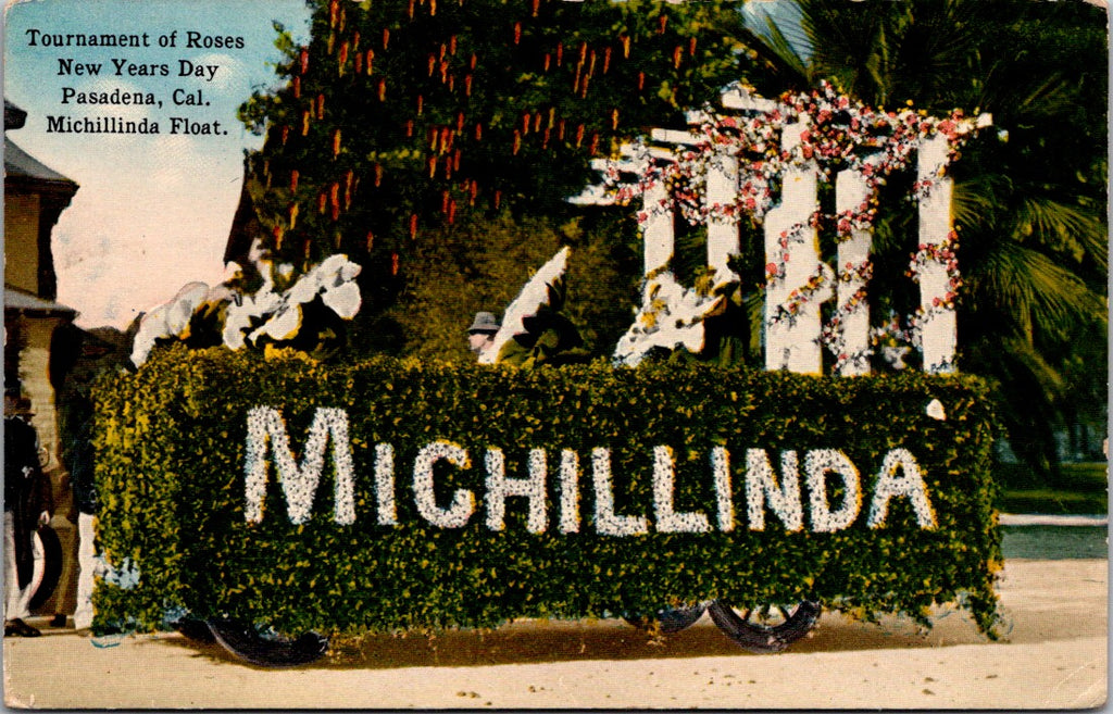 CA, PASADENA - Tournament of Roses MICHILLINDA Float postcard - A19328