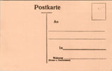 Zeppelin postcard - L1 in Hamburg-Fublsbuttel close up - A19353