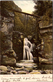 NY, CATSKILL MOUNTAIN - Fawns Leap - vintage postcard - A19442