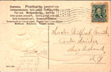 Easter - Anthropomorphic rabbits kissing and embracing postcard - A19578