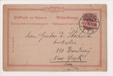 Foreign postcard - BERLIN NW, Germany old 1896 Post Card - A19601