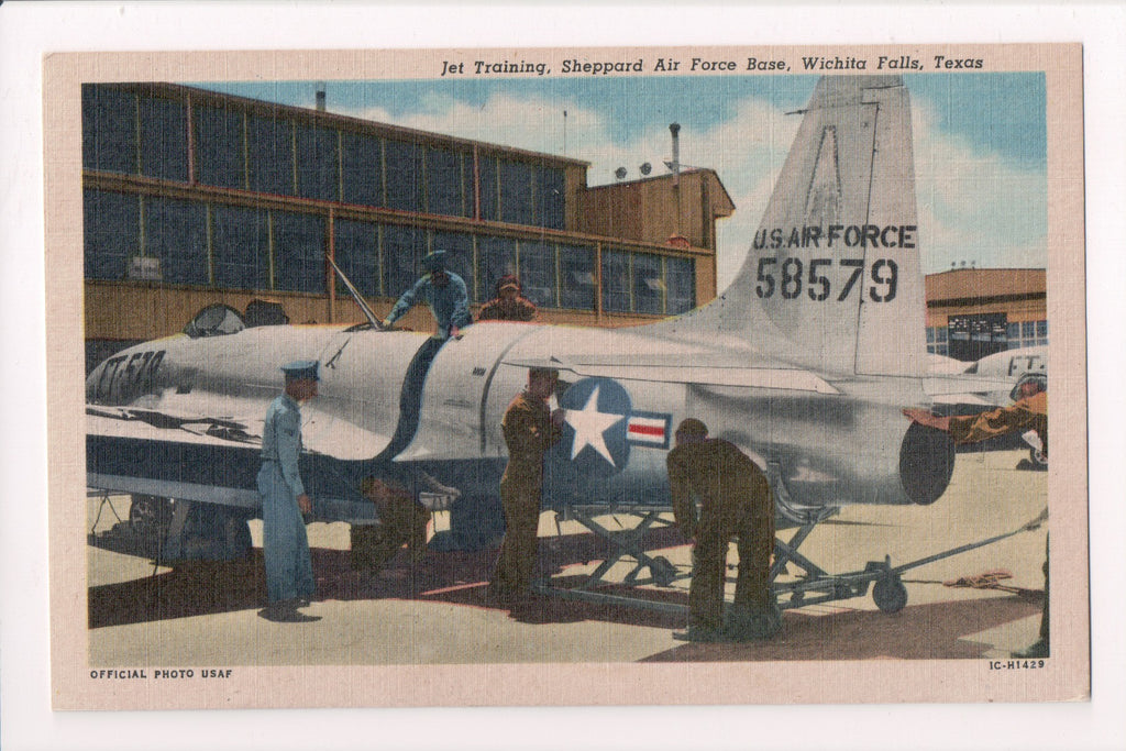 TX, WICHITA FALLS - Sheppard Air Force Base, close up of jet #58579  - G06114