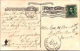 Valentine postcard - THE FIRST AFFAIR - boy & girl in old chairs - B04069