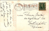 MA, PLYMOUTH - Boat Landing, Canopy over Plymouth Rock postcard - B04118