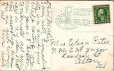 MA, FITCHBURG - Wallace Library, Art Bldg, Baptist Church postcard - B04254