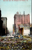 CA, SAN FRANCISCO - Street scene after earthquake, file cabinets in rubble - B04