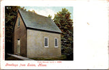 MA, SALEM - First Church built in 1634, Greetings from postcard - B05079