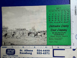 VT, Burlington - Chittenden County Trust Co - 1952 Calendar Blotter - B06288
