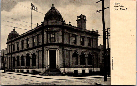 MA, Lynn - Post Office, PO - 1912 postcard