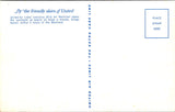 Plane postcard - UNITED Air Lines DC-8 close up postcard - B08115