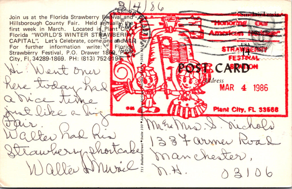 FL, PLANT CITY - Strawberry Festival and Hillsborough County Fair Special postma