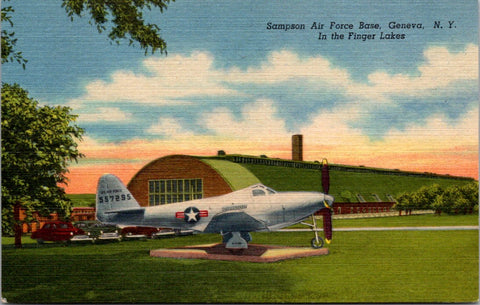 NY, GENEVA - Sampson Air Force Base postcard - B17094