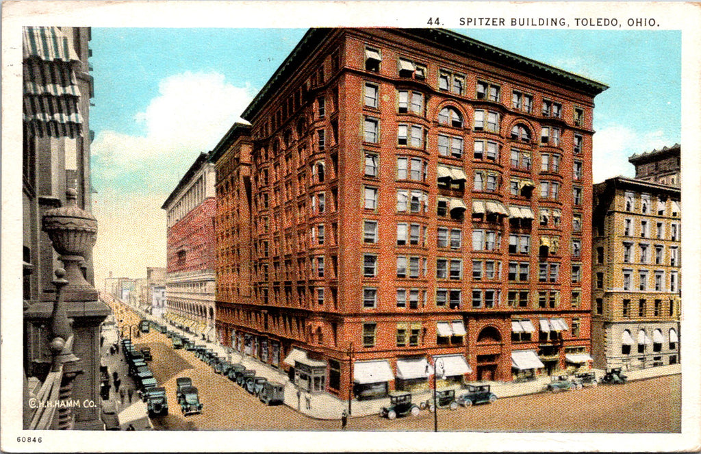 OH, Toledo - Spitzer bldg - H H Hamm postcard - B18021