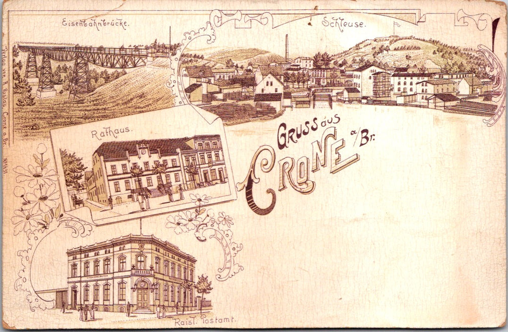 Foreign postcard - CRONE, Germany - Gruss Aus - B18051