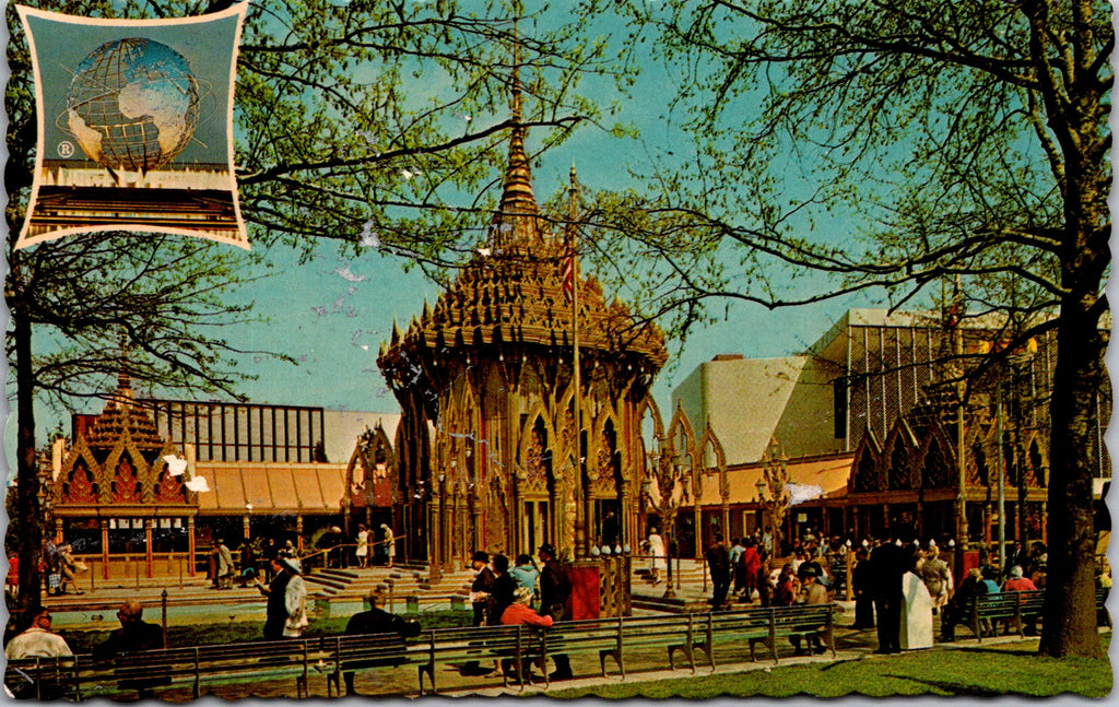 NY, NEW YORK CITY - Worlds Fair 1964-65 - Thailand Pavilion postcard - B18112