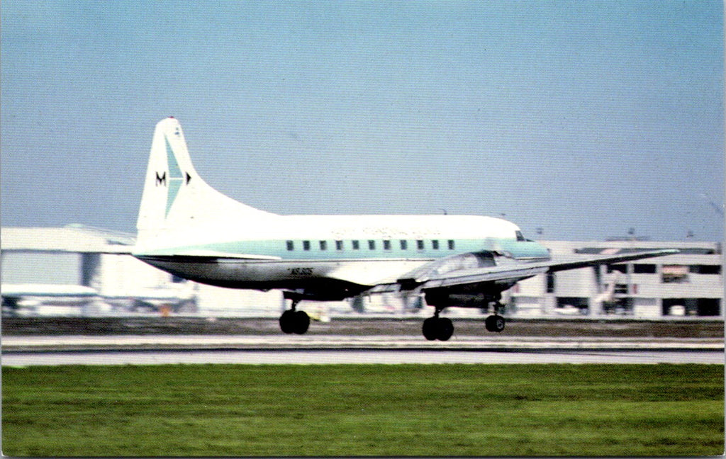 Plane postcard - MACKEY International Airlines, Convair CV-440 - BP0092