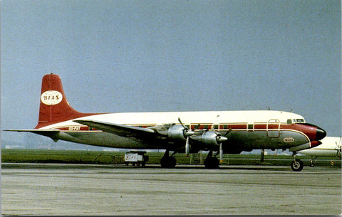 Plane postcard - BRITISH Island Airways, Douglas DC-6 - BP0094