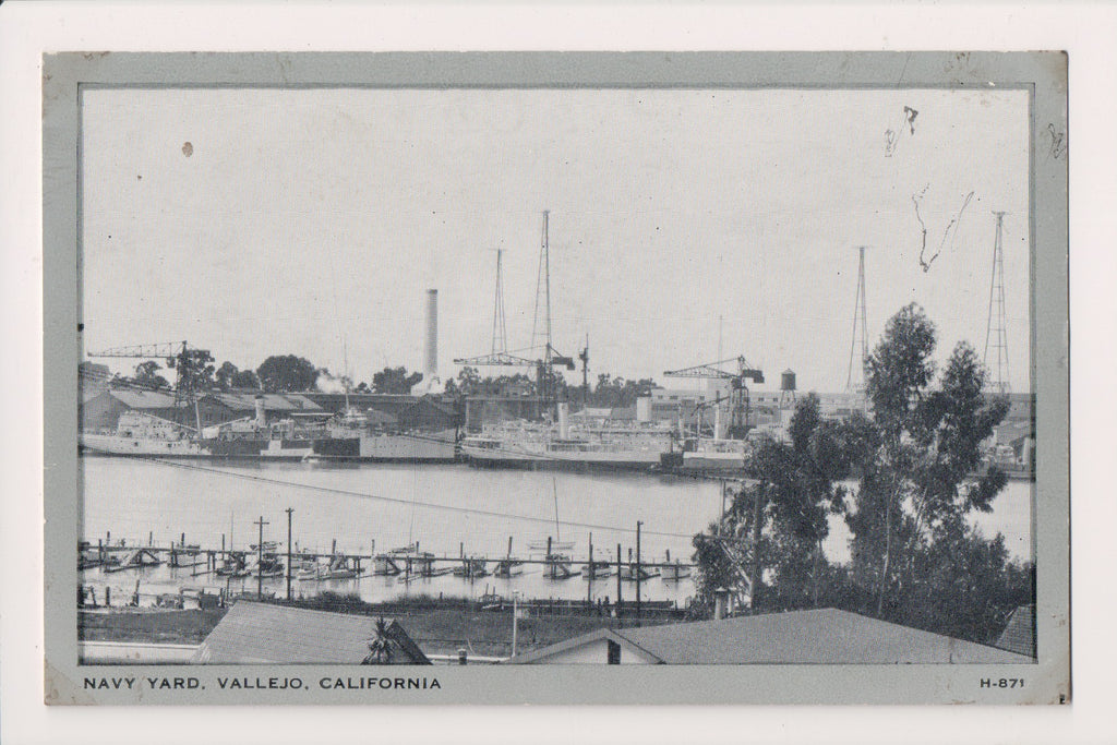 CA, VALLEJO - Navy Yard postcard - C04107