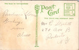 CA, LONG BEACH - Pacific Park, Lincoln Monument - Van Ornum postcard - C04108