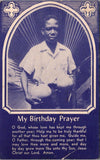 Black Americana - African American boy - My Birthday Prayer - D06246