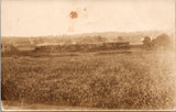 NY, Canajoharie - Albany & Boston train running in field - C06385