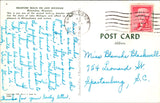 WI, MILWAUKEE - Bradford Beach on Lake Michigan - beach scene postcard - C08110