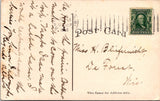 WI, Rhinelander - River to the south of - C D Bronson pub postcard - C08220