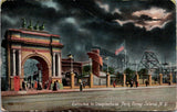 NY, CONEY ISLAND - Entrance to Steeplechase @1920 postcard - C08385