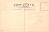 Valentine postcard - Kids in winter wear, one on sled - C08768